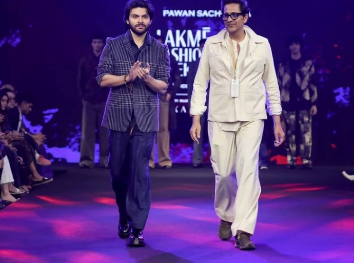 Craft-led menswear takes center stage as Pawan Sachdeva debuts 'Recast' at LFW